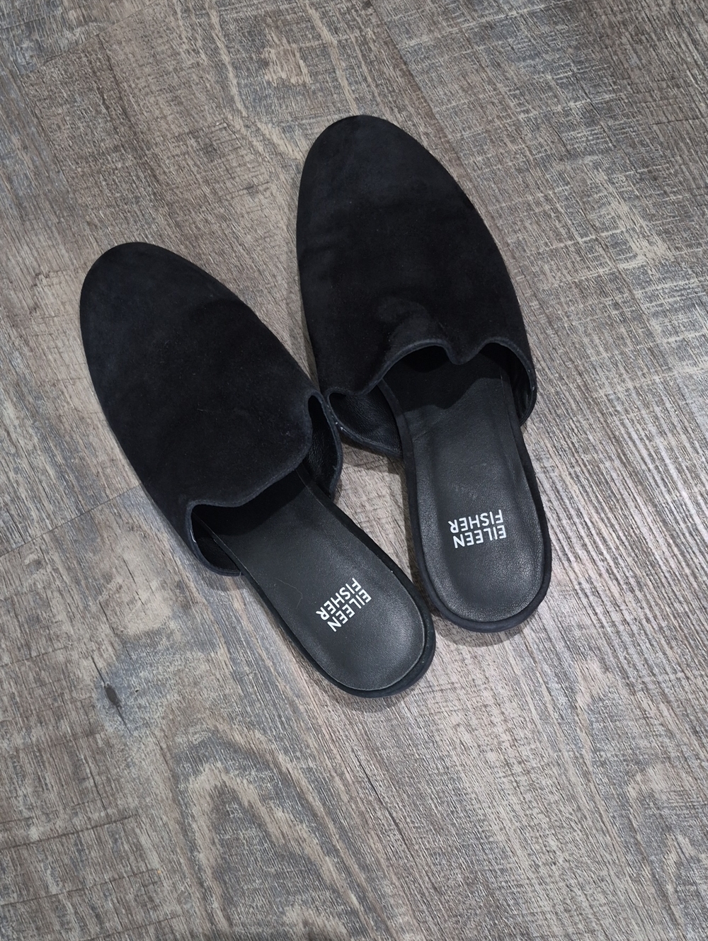 Women's Black Mules Size 8